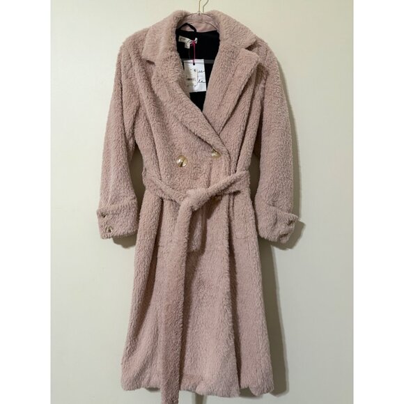 Free People Cuff It Coat Pink NWT Small - Picture 4 of 10